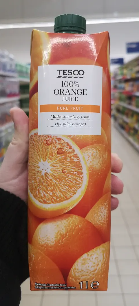 Tesco Pomerančová šťáva