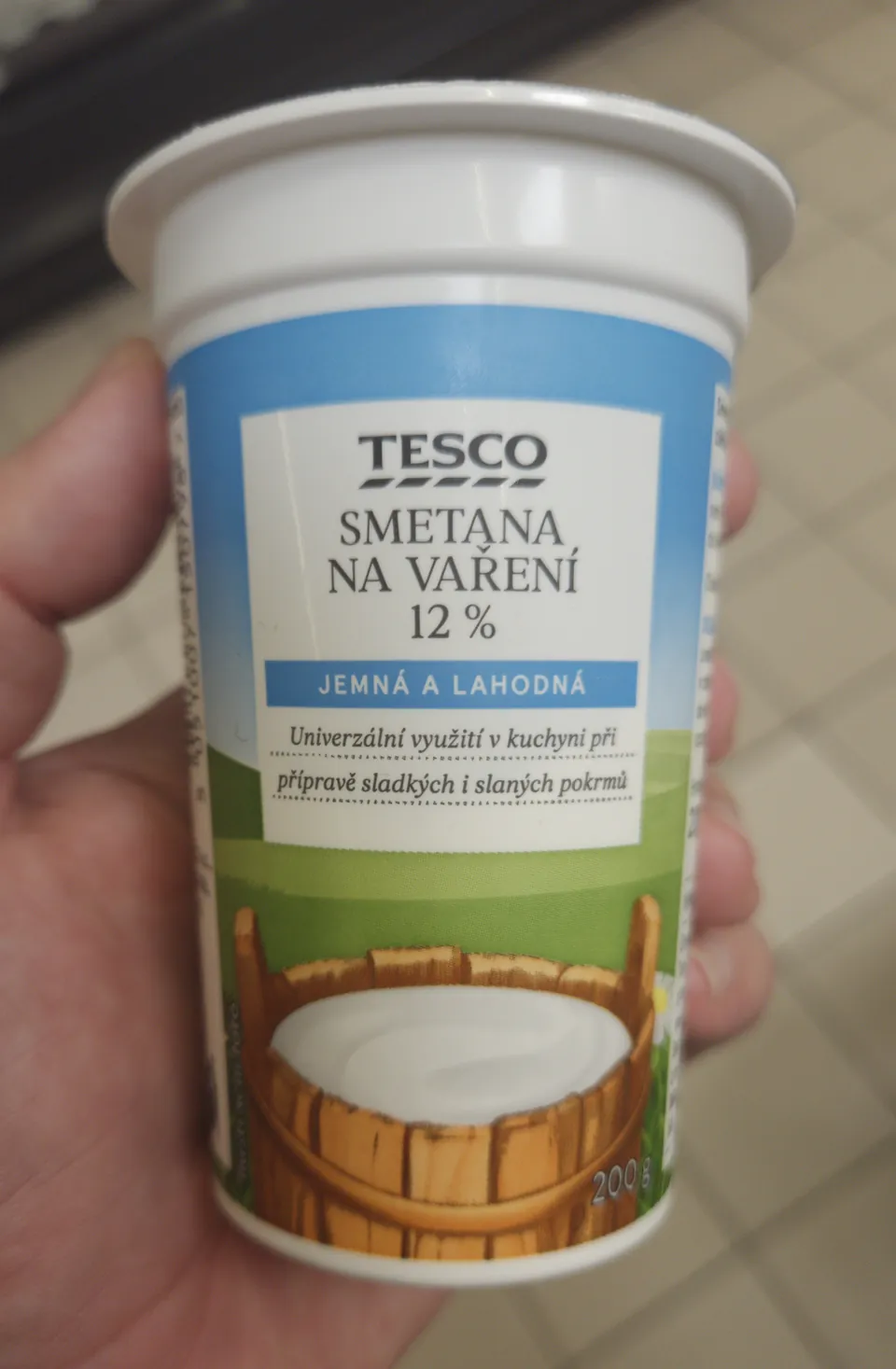 Tesco Smetana na vaření