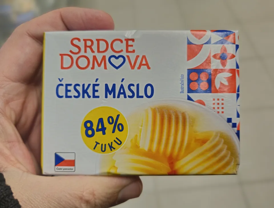 Srdce domova České máslo