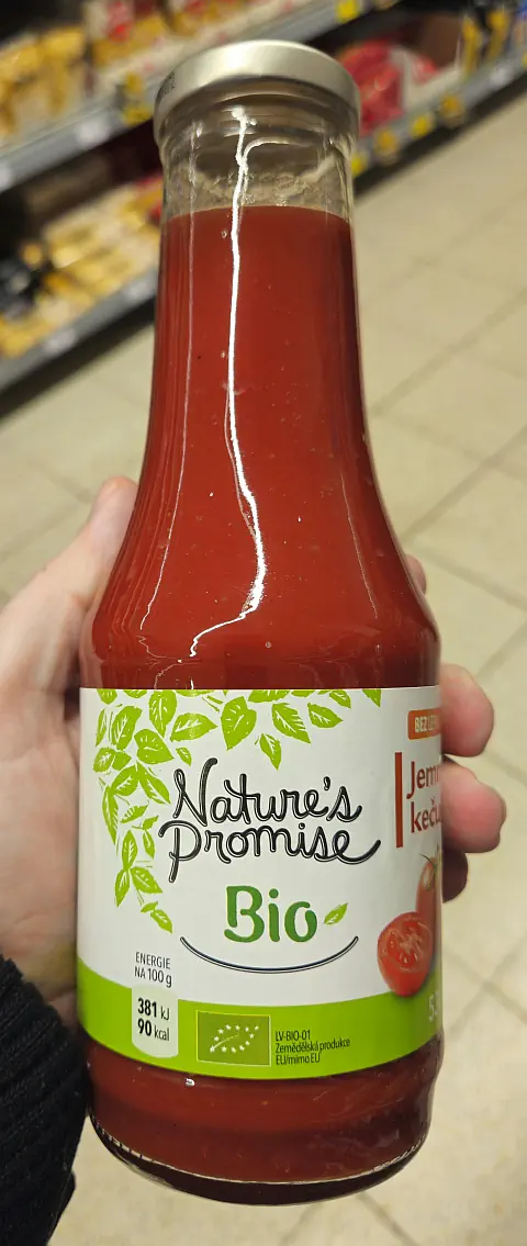 Natures Promise Jemný kečup