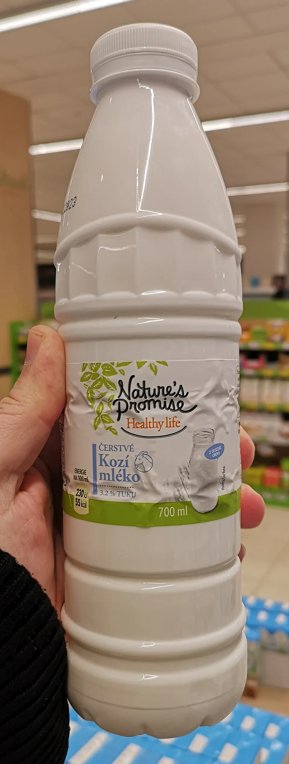 Natures Promise čerstvé kozí mléko