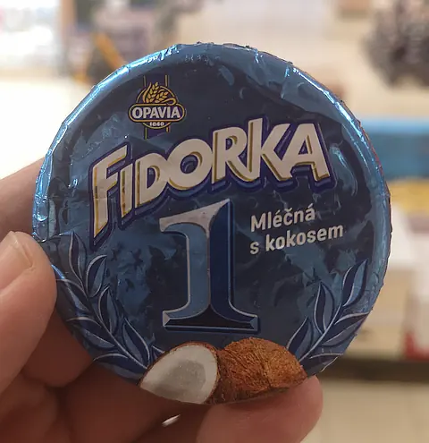 Fidorka Mléčná s kokosem