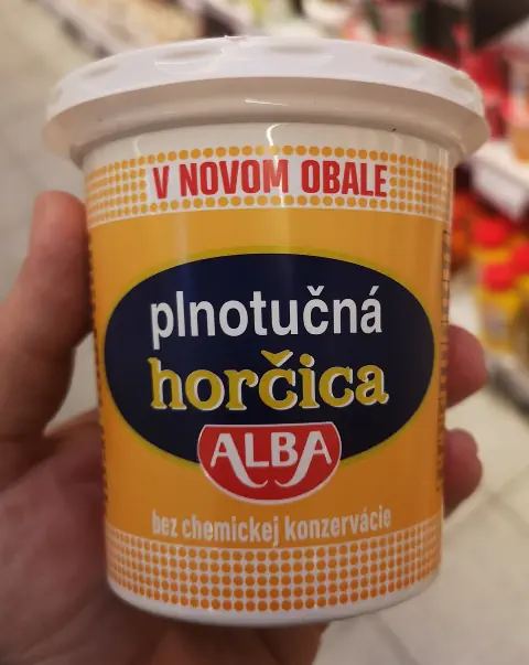 Alba Plnotučná hořčice