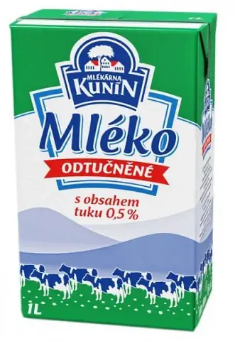 Kunín mléko nízkotučné trvavanlivé