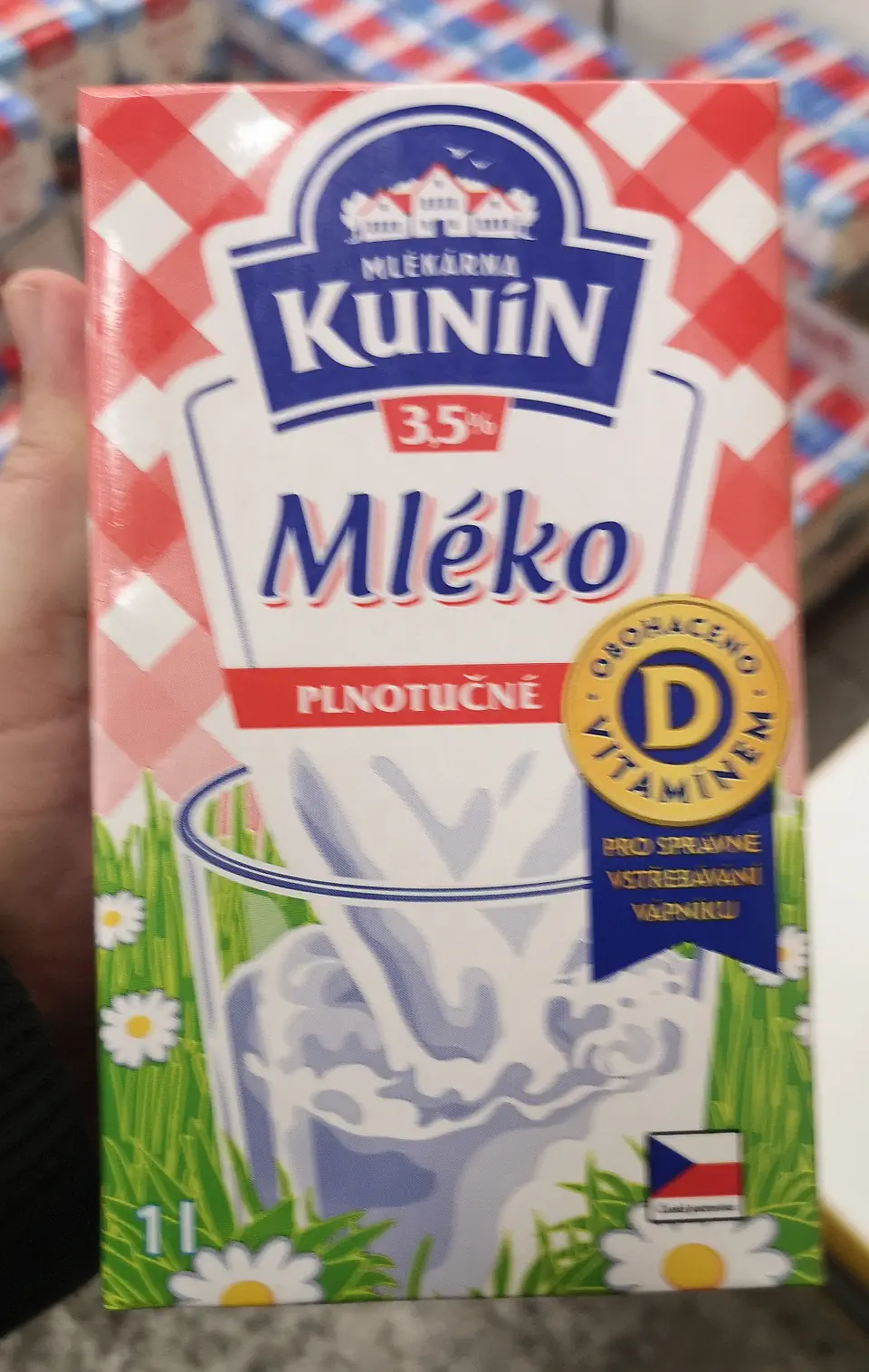 Kunín plnotučné mléko