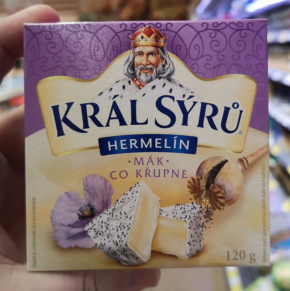 Hermelín Král sýrů - mák