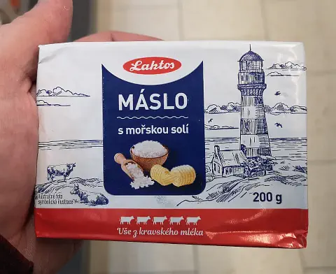 Laktos Máslo s mořskou solí