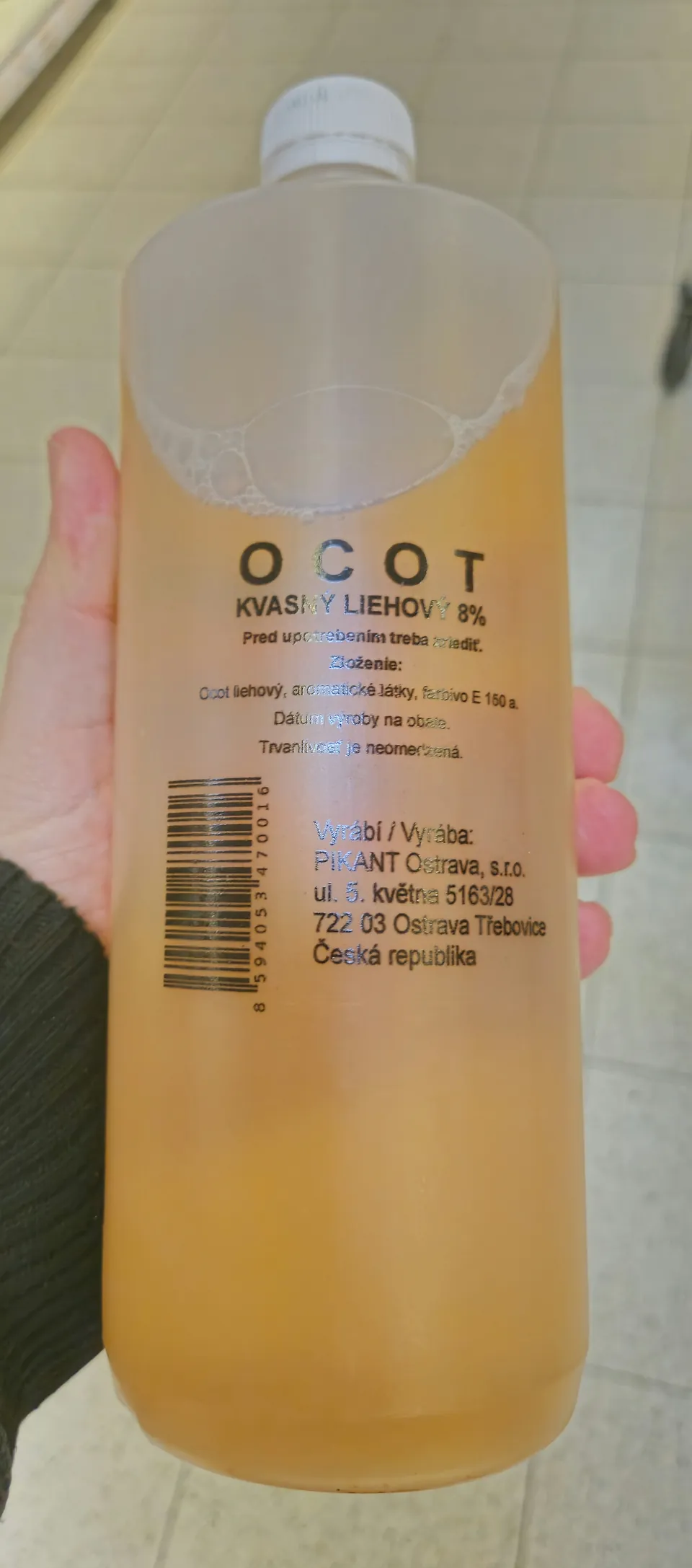 Ocet kvasný lihový Pikant Ocet kvasný lihový Pikant