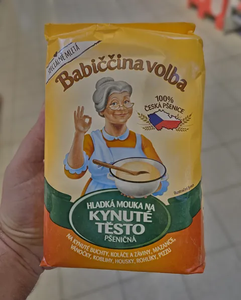 Babiččina volba Hladká mouka na kynuté těsto pšeničná