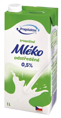 Pragolaktos Mléko trvanlivé odstředěné 0,5%