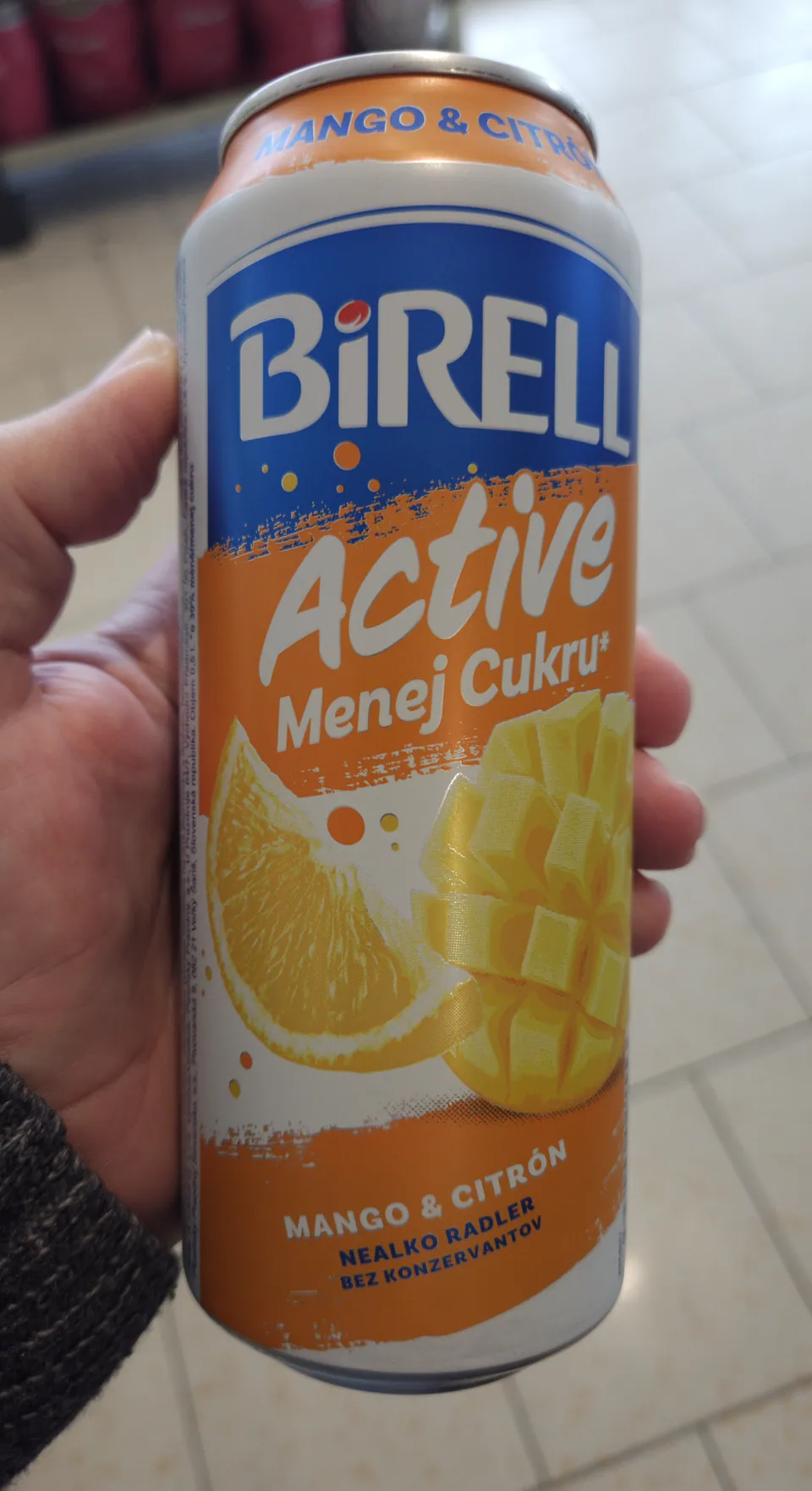 BIRELL ACTIVE Mango & Citrón