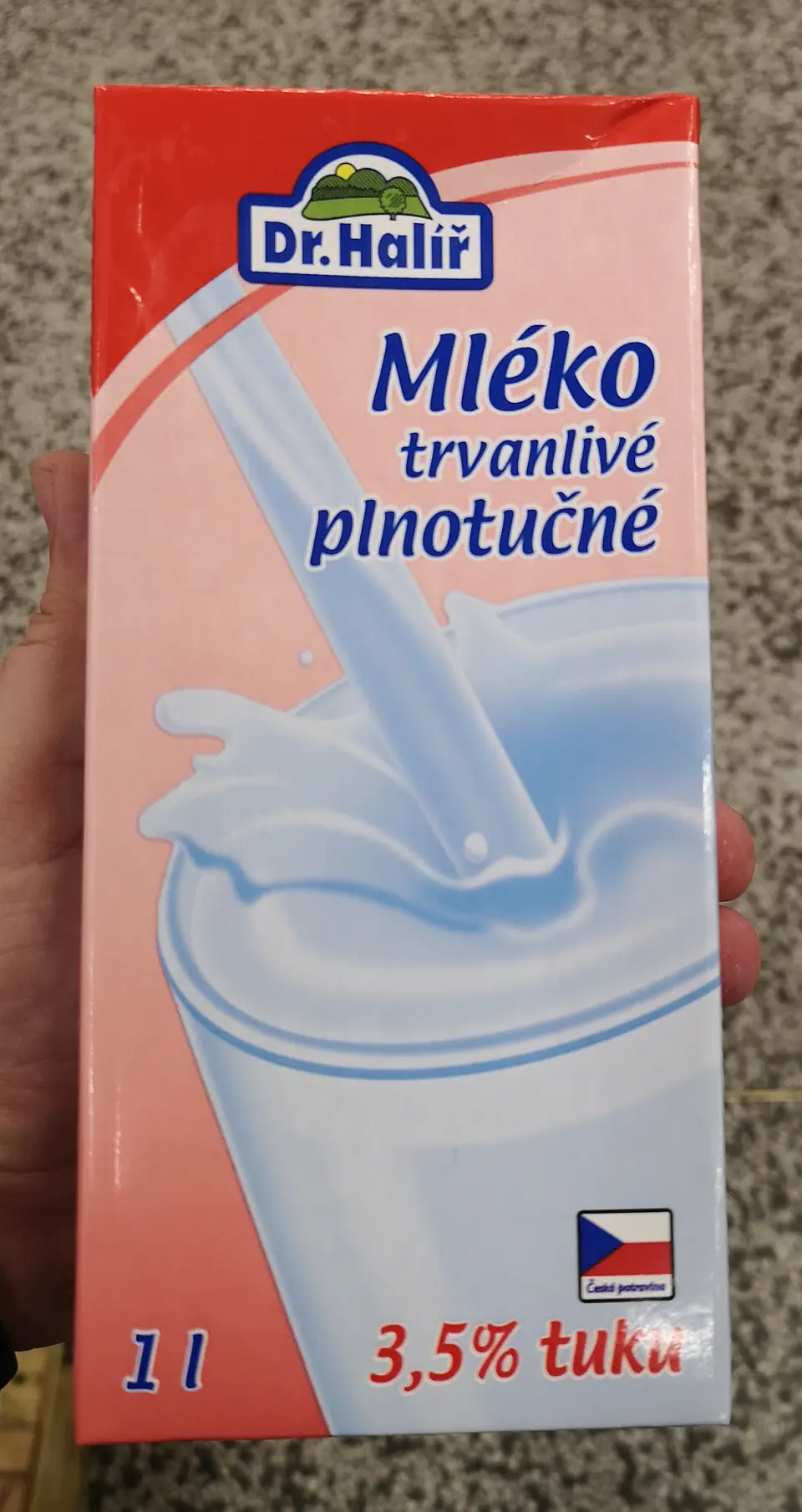Dr.Halíř Trvanlivé mléko plnotučné