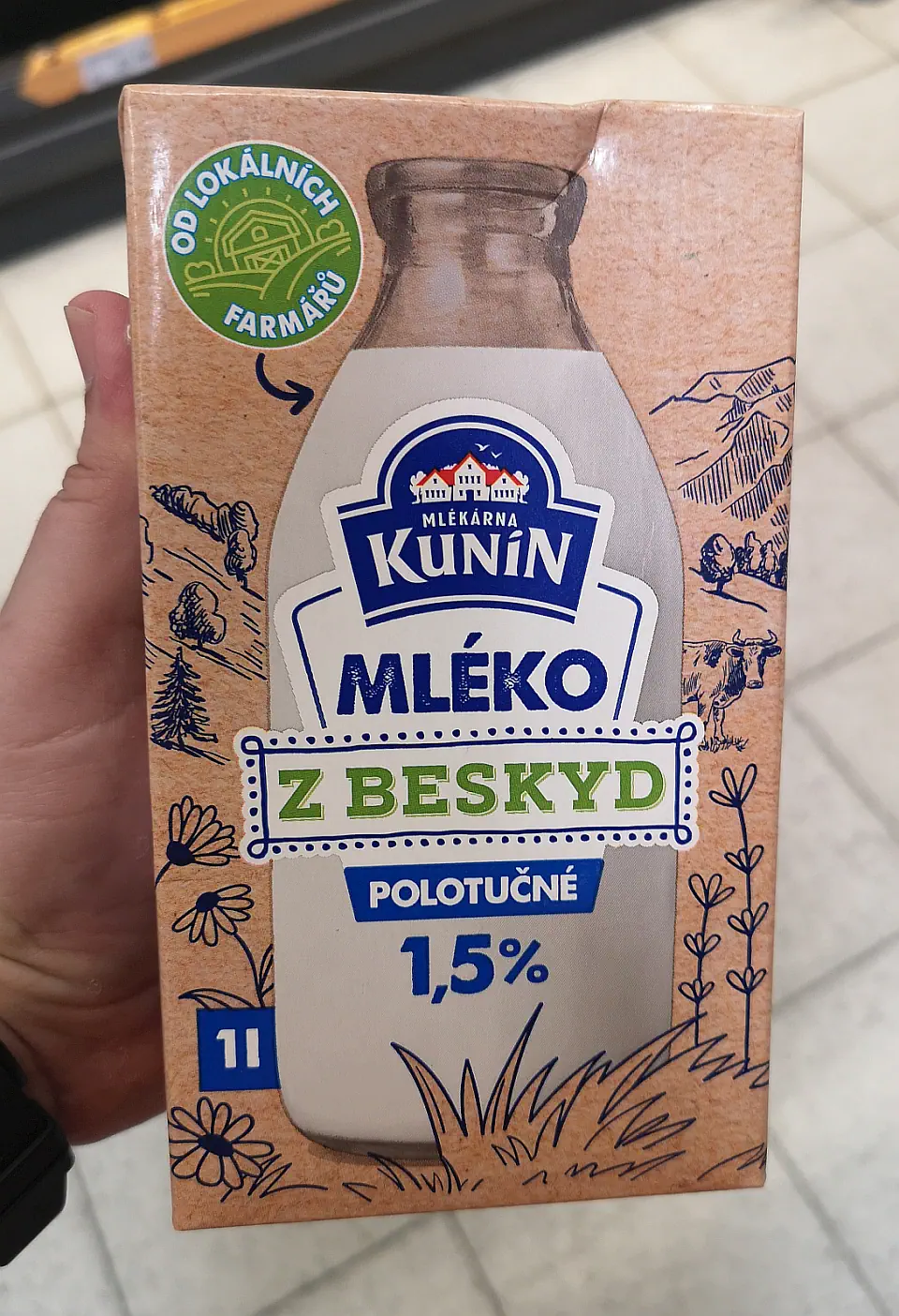 Kunín Mléko z Beskyd